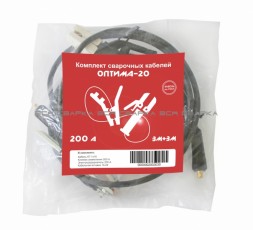 Комплект сварочных кабелей Optima-200 (200А  3+3 м)
