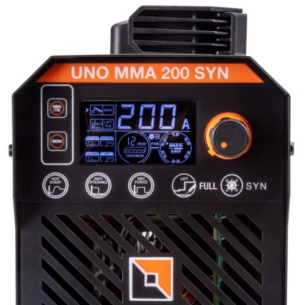 Комплект сварщика (Сварочный аппарат UNO MMA  SYN 200+ Маска сварщика Fox ф-р АСФ 3/11)